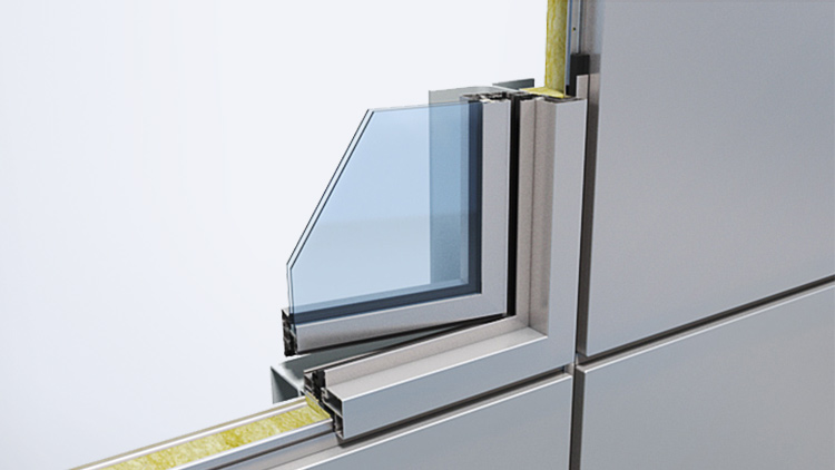 Qbiss One window with glass with opening system